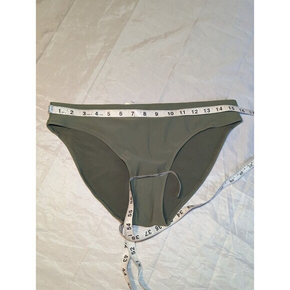 Aerie Olive Full Coverage Bikini Bottom Size Large NWT - Picture 7 of 10